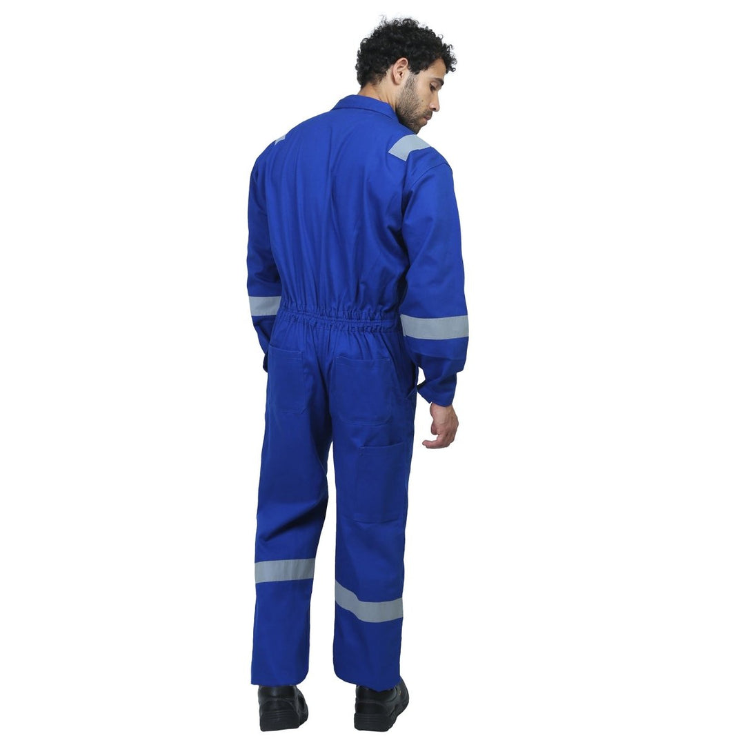 Boiler Suit Coverall with Reflective Tape 240GSM, 100% cotton - Uwears®