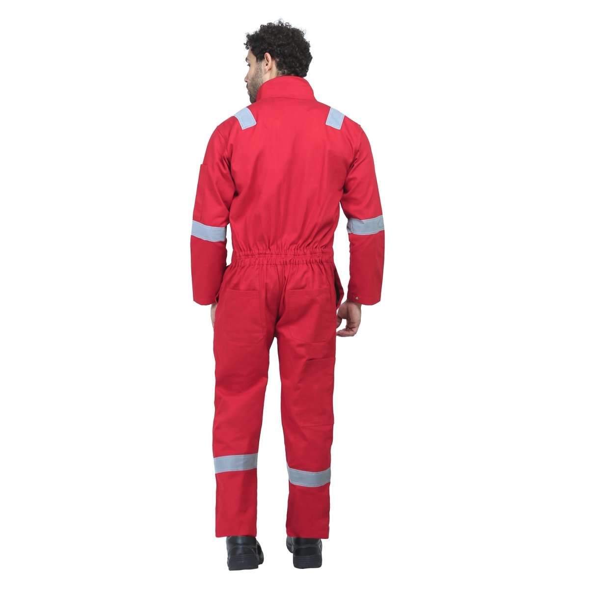 Boiler Suit Coverall with Reflective Tape 240GSM, 100% cotton - Uwears®