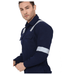 Boiler Suit Coverall with Reflective Tape 240GSM, 100% cotton - Uwears®