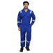 Boiler Suit Coverall with Reflective Tape 240GSM, 100% cotton - Uwears®