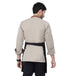 Classic Apron with Leather Strap (Black) - Free Embroidery - Uwears®