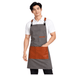 Classic CrossBack Apron with Leather Strap (Grey) - Uwears®