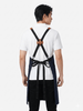 Classic CrossBack Apron with Leather Strap (Raymond Navy) - Uwears®