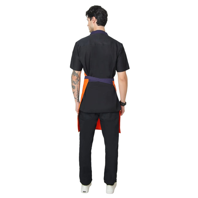 Classic Fire-Retardant Kitchen Apron (Orange) - Uwears®