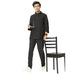 Classic Flex Zipper Chef Coat (Black) - Uwears®
