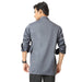 Classic Flex Zipper Chef Coat (Grey) - Free Embroidery - Uwears®