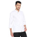 Classic Full Sleeve Chef Coat (White) - Free Embroidery - Uwears®