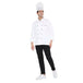 Classic Full Sleeve Chef Coat (White/Black) - Free Embroidery - Uwears®