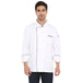 Classic Full Sleeve Chef Coat (White/Black) - Free Embroidery - Uwears®
