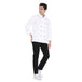 Classic Full Sleeve Chef Coat (White/Black) - Free Embroidery - Uwears®
