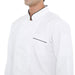 Classic Full Sleeve Chef Coat (White/Black) - Free Embroidery - Uwears®