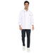 Classic Full Sleeve Chef Coat (White/Black) - Free Embroidery - Uwears®