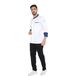 Classic Full Sleeve Chef Coat (White/Blue) - Free Embroidery - Uwears®