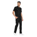 Classic Half Sleeve Chef Coat (Black) - Free Embroidery - Uwears®