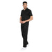Classic Half Sleeve Chef Coat (Black) - Free Embroidery - Uwears®