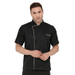 Classic Half Sleeve Chef Coat (Black/White) - Free Embroidery - Uwears®