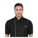Classic Half Sleeve Chef Coat (Black/White) - Free Embroidery - Uwears®