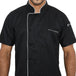 Classic Half Sleeve Chef Coat (Black/White) - Free Embroidery - Uwears®