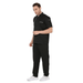 Classic Half Sleeve Chef Coat (Black/White) - Free Embroidery - Uwears®