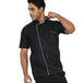 Classic Half Sleeve Chef Coat (Black/White) - Free Embroidery - Uwears®