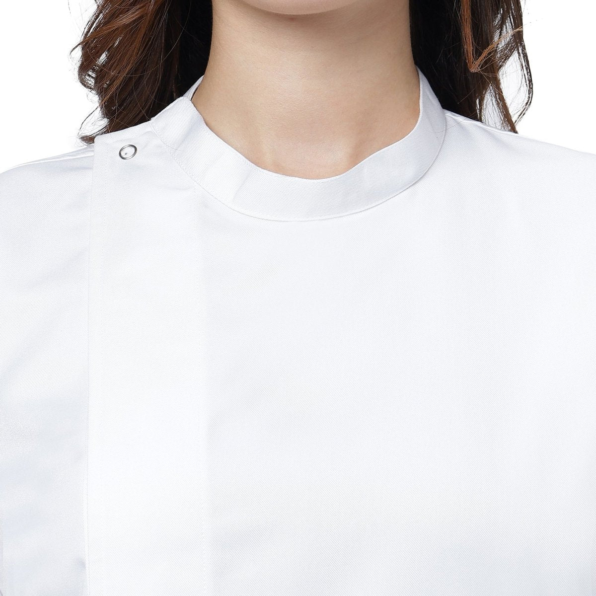 Classic Half Sleeve Chef Coat Snap Button (White) - Free Embroidery - Uwears®