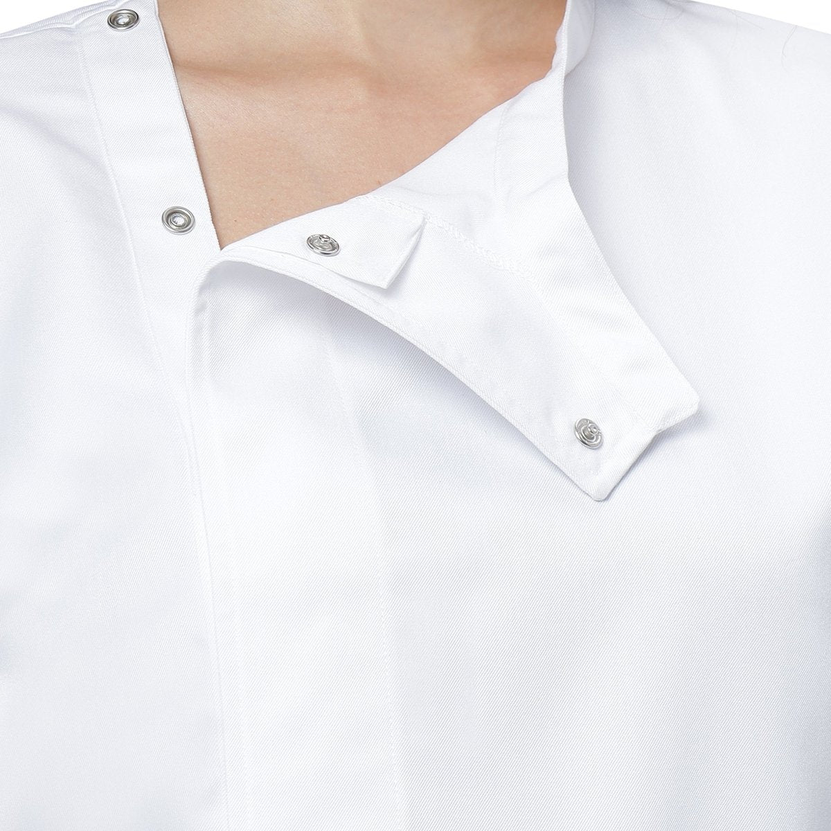 Classic Half Sleeve Chef Coat Snap Button (White) - Free Embroidery - Uwears®