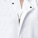 Classic Half Sleeve Zipper Chef Coat (White) - Free Embroidery - Uwears®