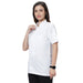 Classic Half Sleeve Zipper Chef Coat (White) - Free Embroidery - Uwears®