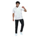 Classic Half Sleeve Zipper Chef Coat (White) - Free Embroidery - Uwears®
