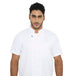 Classic Half Sleeve Zipper Chef Coat (White) - Free Embroidery - Uwears®