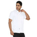 Classic Half Sleeve Zipper Chef Coat (White) - Free Embroidery - Uwears®