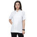 Classic Half Sleeve Zipper Chef Coat (White) - Free Embroidery - Uwears®