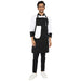 Classic Kitchen Apron (Black) - Free Embroidery - Uwears®