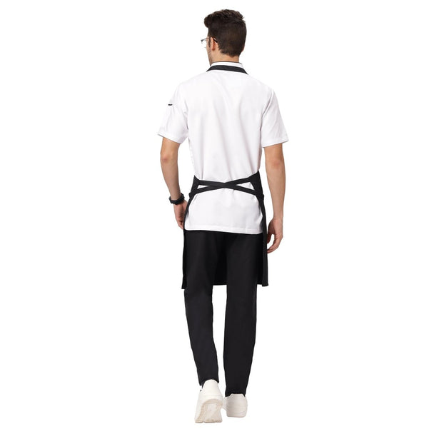 Classic Kitchen Apron (Black) - Free Embroidery - Uwears®