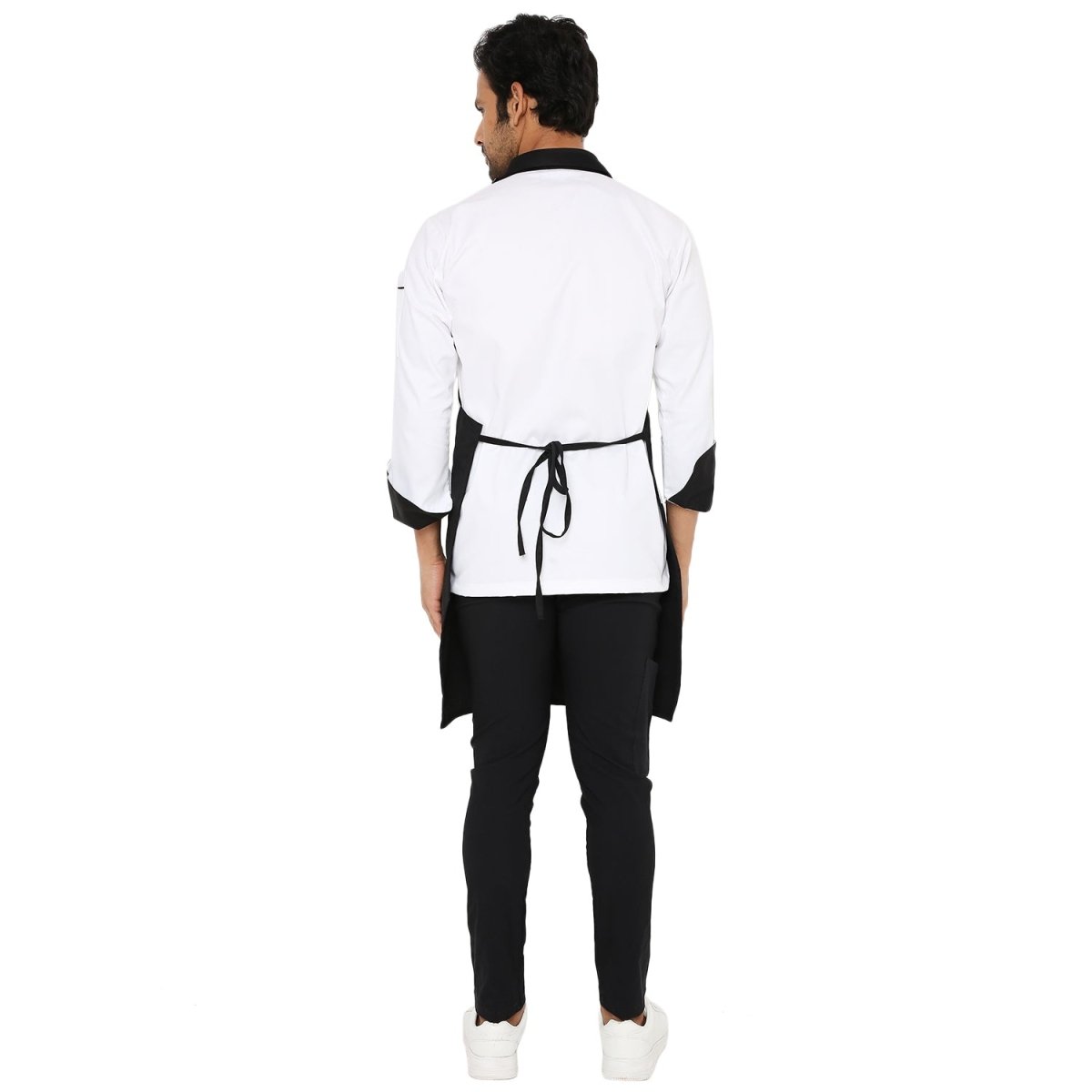 Classic Kitchen Apron (Black) - Free Embroidery - Uwears®