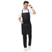 Classic Kitchen Apron (Black) - Free Embroidery - Uwears®