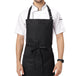 Classic Kitchen Apron (Black) - Free Embroidery - Uwears®