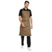 Classic Kitchen Apron (Brown) - Free Embroidery - Uwears®