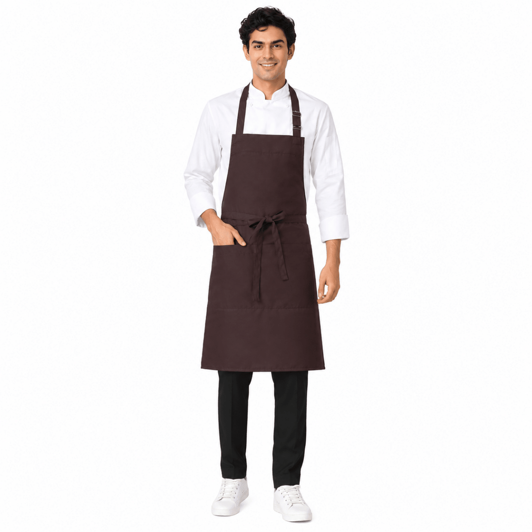 Classic Kitchen Apron (Coffee Brown) - Uwears®