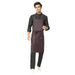 Classic Kitchen Apron (Coffee Brown) - Free Embroidery - Uwears®