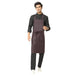Classic Kitchen Apron (Coffee Brown) - Free Embroidery - Uwears®