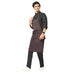 Classic Kitchen Apron (Coffee Brown) - Free Embroidery - Uwears®