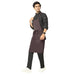 Classic Kitchen Apron (Coffee Brown) - Free Embroidery - Uwears®