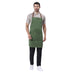Classic Kitchen Apron (Green/Brown) - Free Embroidery - Uwears®