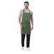 Classic Kitchen Apron (Green/Brown) - Free Embroidery - Uwears®