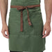 Classic Kitchen Apron (Green/Brown) - Free Embroidery - Uwears®