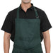 Classic Kitchen Apron Heavy Quality (Dark Green) - Free Embroidery - Uwears®