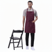 Wine bib apron on model — restaurant and cafe uniform India