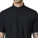 Classic Mandarin Collar Half Sleeve Shirt - Uwears®