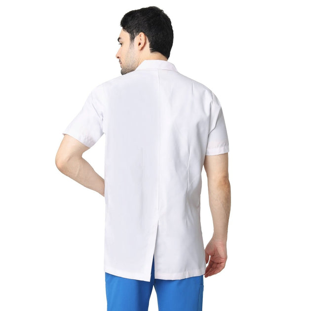 Classic Men's Doctor Apron Coat / Lab Coat Half Sleeves - Free Embroidery - Uwears®